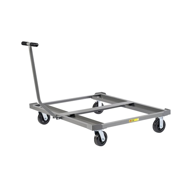Little Giant Pallet Dolly, T-Handle, 3600 lbs., 48" x 48" Deck, Load Retainer PDT48486PHLR - main